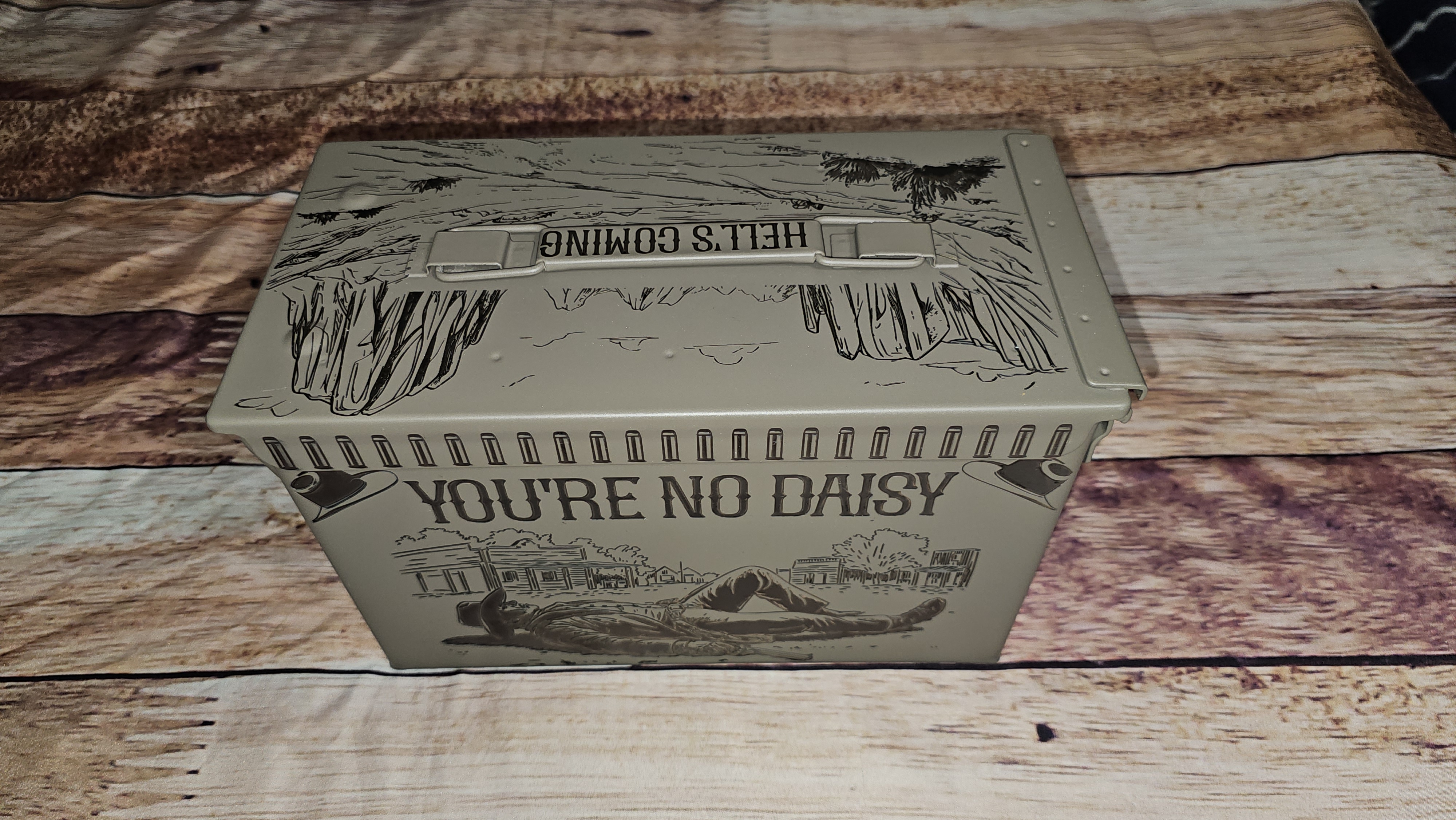 Custom Ammo Can - Laser engraved metal storage